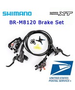 Shimano Deore XT BR-M8120 BL-M8100 4-Piston Hydraulic Brake Set F+R Resi... - $331.69 CAD+