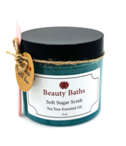 Tea Tree Soft Sugar Scrub Exfoliating Body Scrub holiday gift for her ba... - $176.14 MXN