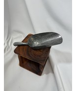 Vintage Cast Aluminum Scoop Marked with H on Handle Feed Grain Ice Utility - $166.89 MXN