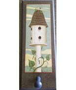 Handcrafted Birdhouse ~ Wall Decor w/Wooden Peg ~ 5.5 Wide X 14 Tall x .... - $30.69 CAD