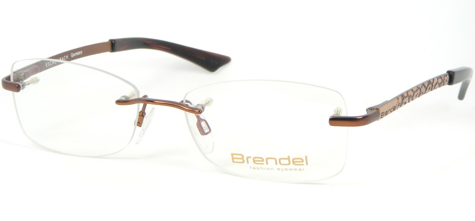 Brendel Eschenbach 902124 60 Brown Brille Rahmenlose 52-17-135mm - $96.48