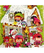 1978 Whitman Santas House Puzzle Vintage Frame Tray Winter Christmas 12 ... - $742.27 MXN