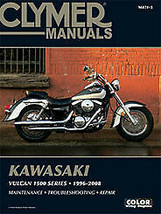 Clymer Repair Manual Kawasaki Vulcan 1500 Series 1996-2008 - £47.50 GBP