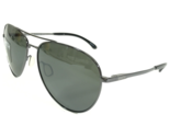 Smith Sonnenbrille Layback Gunmetal KJ1 Grau Aviator Rahmen Grün Polariz... - $139.89
