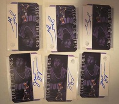 6 Robert Thaylor Die Cut Autographed 1999 Sign Of The Times Cards #2 - £20.09 GBP