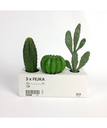 Ikea FEJKA 3 Small Cactus Artificial Plant Plastic Potted Plants New - £11.84 GBP