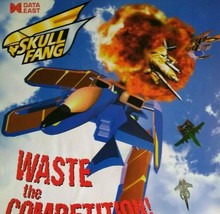 Skull Fang Arcade FLYER Original 1996 Video Game Air Combat Vintage Retro Art - £21.10 GBP