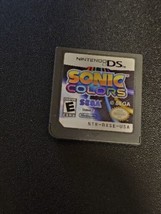 Sonic Colors (Nintendo DS, 2010) Authentic Tested Working Clean Label - £14.18 GBP