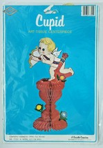 1979  Beistle Cupid Tissue Honeycomb Valentine&#39;s Day Table Decor New in Package - £18.18 GBP