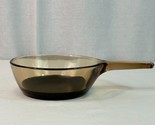 TWO Vision Corning Amber .5 L Saucepans (1 w/ Teflon, 1 without) &amp; 1 Lid... - $24.75