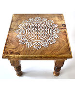Flower of Life Wood Altar Table! - $37.57