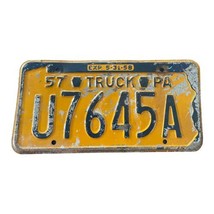 1957 Pennsylvania Truck License Plate Man Cave Garage Decor U7645A - £15.48 GBP