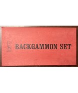 Vintage Wm. F. Drueke &amp; Sons Backgammon Set No. 7158 with Original Box - £9.21 GBP