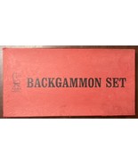 Vintage Wm. F. Drueke &amp; Sons Backgammon Set No. 7158 with Original Box - $11.77