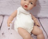 Uneeda 2003 mini baby Precious Expressions doll brown eyes fabric body 7... - £7.03 GBP