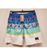 Beautiful Giant Swim Trunks Pockets Drawstring Size Small - $241.42 MXN