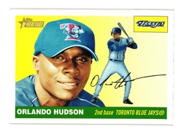 2004 Topps Heritage #91 Orlando Hudson Toronto Blue Jays - £3.93 GBP