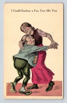 Couple Dancing I Could Enjoy A Fox Trot With You Comic DB Postcard O5 - £14.78 GBP