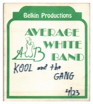 Kool and The Gang Concert Backstage Pass April 23 1978 Richfield Ohio - $34.64