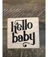 American Crafts Rubber Stamp Hello Baby - $927.41 MXN