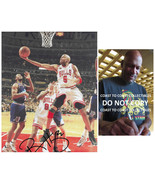 Ron Harper signed Chicago Bulls basketball 8x10 photo Proof COA autographed - £67.04 GBP