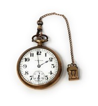 Hamilton Lancaster  21J 1807726  Pocket Watch / Double Roller / Runs &amp; S... - $3,718.68 MXN