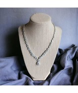 Beautiful Unique Nadia CZ Necklace, - $123.09 CAD