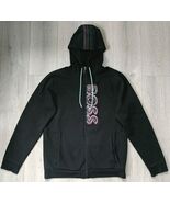 Mens Hugo Boss Saggy 1 Multi Logo Zip Up Hoodie Black Large - $1,947.61 MXN