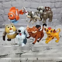 Disney Animal Character Figures Lot Of 8 Nemo Max Pumbaa Owl  - $19.79