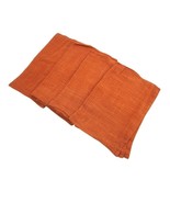 Rust Terracotta Linen Cloth Napkins 16x16 in Fabric For Dining &amp; Events ... - $21.49