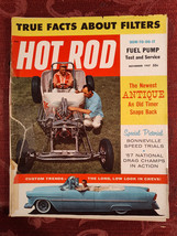 RARE HOT ROD Magazine November 1957 57 National Drag Champs New Chevys - $21.60