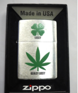 Sweet Lucky Clover Pot Leaf Zippo - $40.07 CAD