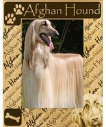 Afghan Hound Laser Engraved Wood Picture Frame Portrait (8 x 10) - $972.05 MXN
