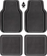 For JEEP Heavy Duty Car Truck Floor Mats 4PC Rubber Semi Custom Black - £27.86 GBP
