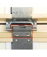 GARAGE DOOR PLASTIC HINGE HALF/METAL RIVETED HINGES - SET OF 3 - HEAVY DUTY - $99.00