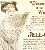1909 Jell-O Gelatin Desserts of the World Advertisement Ephemera 8 x 5.25&quot; - $380.59 MXN