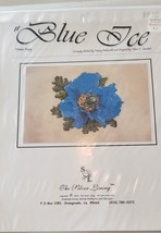 The Silver Lining Blue Ice Flower Cross Stitch Pattern - £7.43 GBP