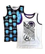 Marvel Black Panther Spotted Zebra Boy&#39;s Tank Top&#39;s (2) Size: L (10). NWT - $167.64 MXN