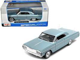 1964 Chevrolet Impala SS 1/26 Diecast Model Car Blue Metallic Special Ed... - $35.99