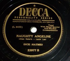 Dick Haymes 78 I Wish I Didn&#39;t Love You So / Naughty Angeline SH1F - £4.76 GBP