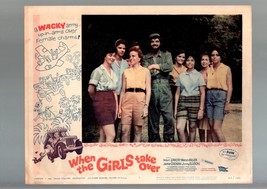 WHEN THE GIRLS TAKE OVER-1962-LOBBY CARD-VG-COMEDY VG - $13.10