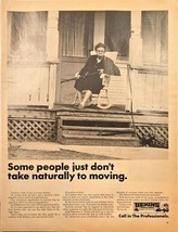 Bekins Moving Company Don&#39;t take naturally to moving-1967 Vintage Print Ad - $156.25 MXN