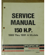 Force Service Manual 150 HP 1989-1991 &quot;A&quot; Models P#OB4643 OEM-
show orig... - €76,19 EUR