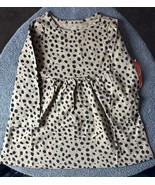 Wonder Nation Toddler Girls Brown Animal Print Long Sleeve Dress Size 2T - €10,92 EUR
