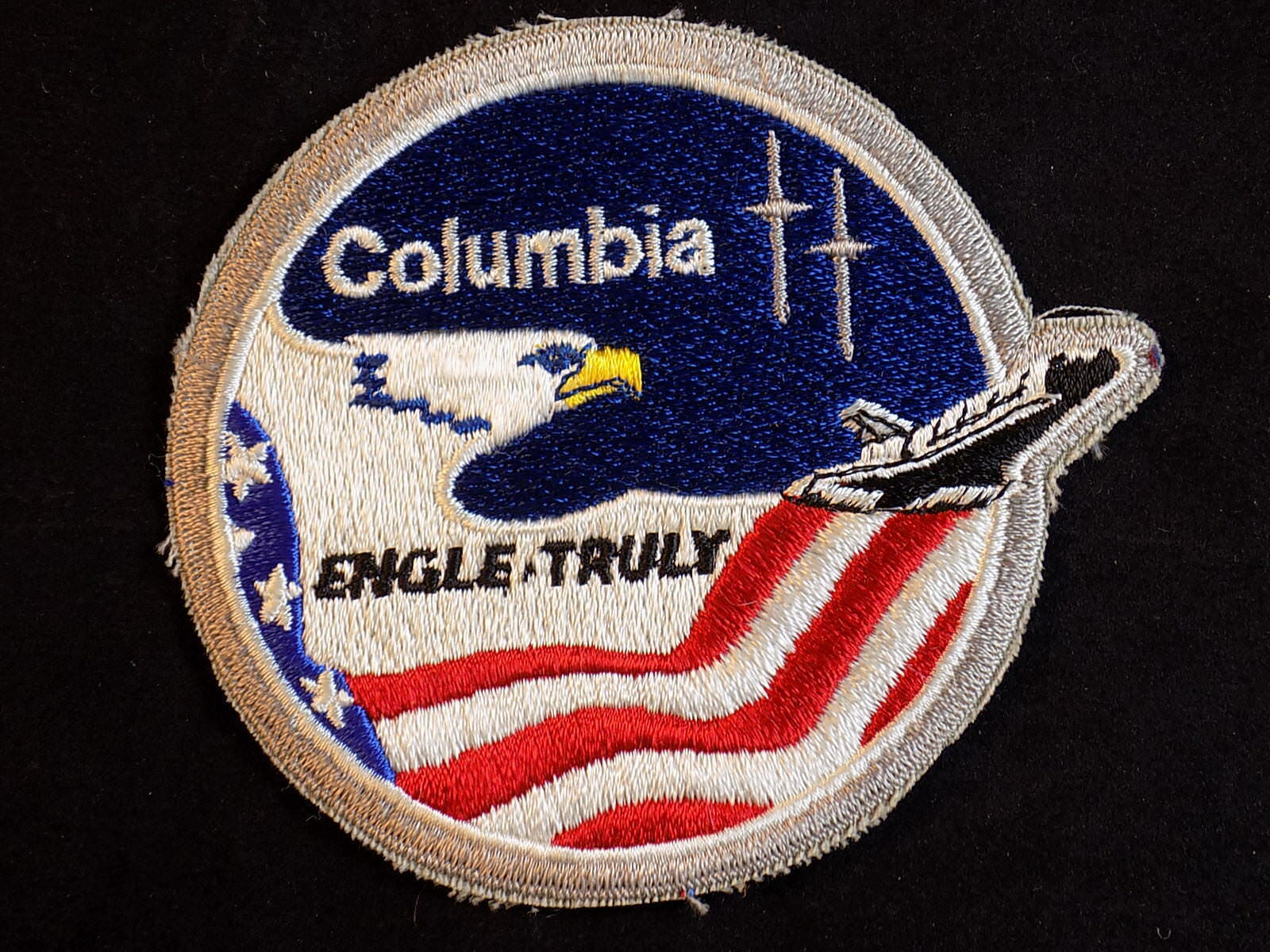 Primary image for "NASA Space Shuttle Columbia STS-2 1981 Engle Truly USA Rocket Eagle Jacket Patc