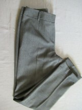 Chico&#39;s pants tummy control Size 1  8-10 black white print cuffs inseam 29&quot; - $16.61