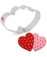 Double Heart Valentine&#39;s Cookie Cutter | Made in USA | Ann Clark Cookie ... - £3.92 GBP