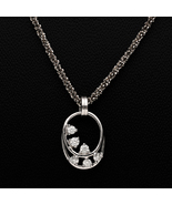 Celestial Oval Diamond Pendant for Wife - $31.96