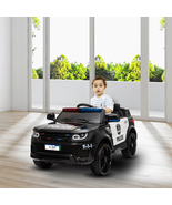 12V Kids Police Ride On Car Electric Car 2.4G Remote Control, LED Flashi... - £193.43 GBP