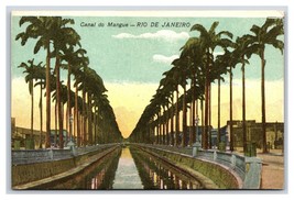 Canal De Mangue Rio De Janeiro Brazil UNP DB Postcard L17 - £3.12 GBP